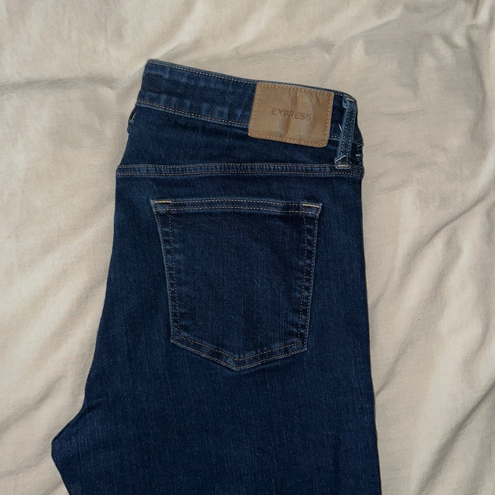 Men’s Express slim jeans 33x30 dark wash